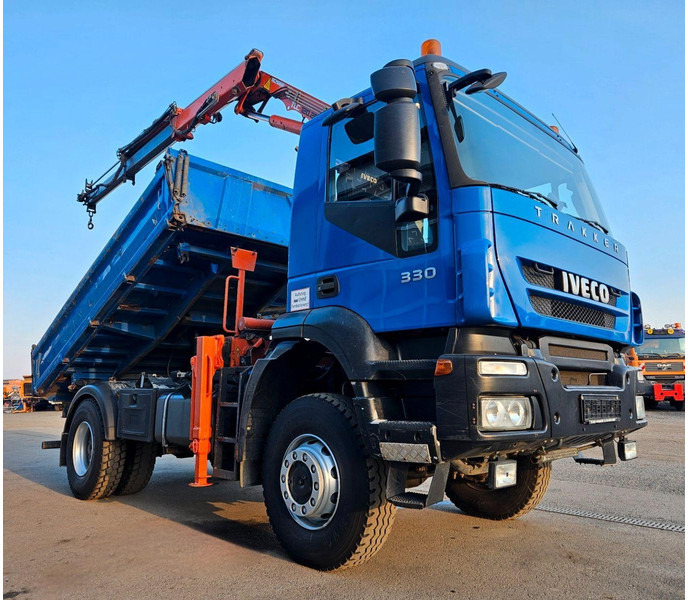 Iveco Trakker 190T33 4x4 M Tipper + Crane Atlas 120.2E - Damperli kamyon, Vinçli kamyon: fotoğraf 5 Iveco Trakker 190T33 4x4 M Tipper + Crane Atlas 120.2E - Damperli kamyon, Vinçli kamyon: fotoğraf 5