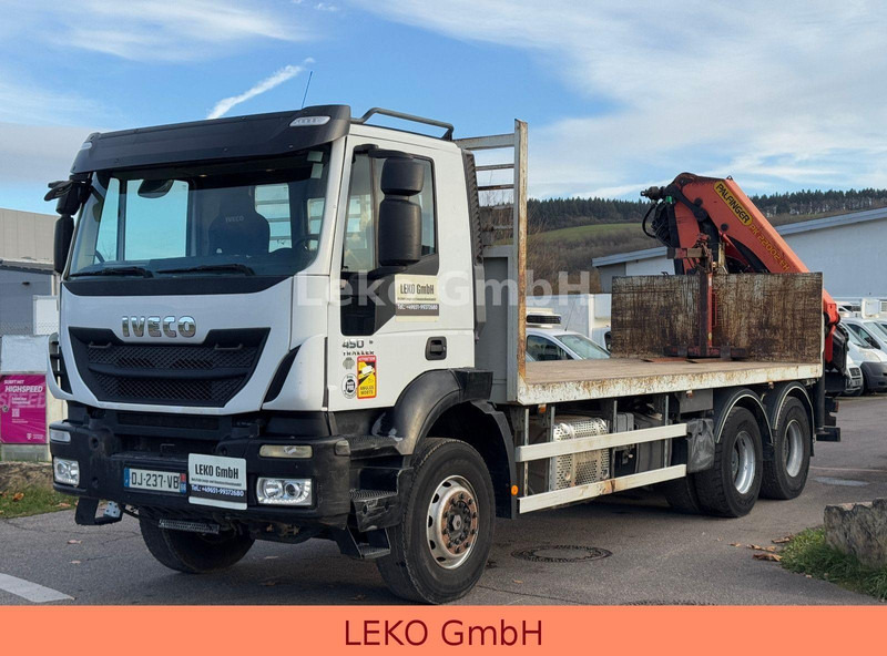 Iveco Trakker 450 Mit Kran( Palfinger PK 22002 .EH) - Sal/ Açık kasa kamyon, Vinçli kamyon: fotoğraf 4 Iveco Trakker 450 Mit Kran( Palfinger PK 22002 .EH) - Sal/ Açık kasa kamyon, Vinçli kamyon: fotoğraf 4