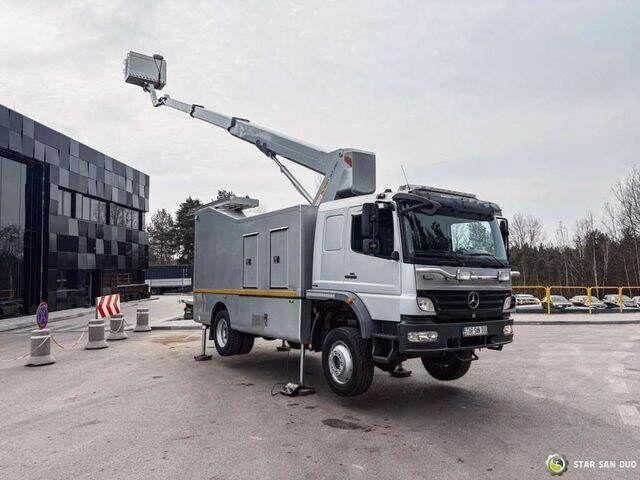 Mercedes-Benz 1529 4x4 Atego Lift Palfinger Wumag WT 230 - Kamyon, Vinçli kamyon: fotoğraf 5 Mercedes-Benz 1529 4x4 Atego Lift Palfinger Wumag WT 230 - Kamyon, Vinçli kamyon: fotoğraf 5