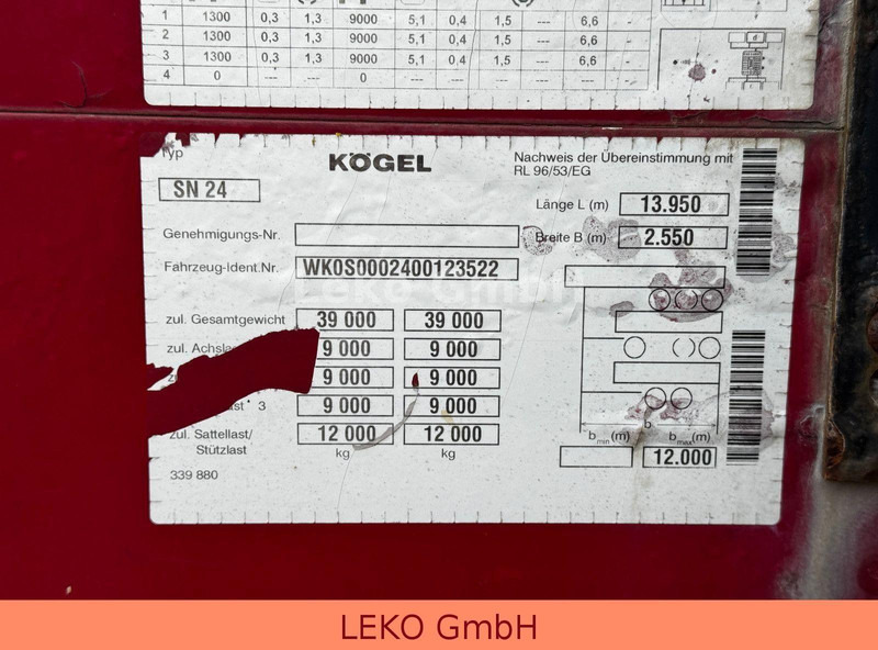 Kögel S 240 finansal kiralama Kögel S 240: fotoğraf 13 Kögel S 240 finansal kiralama Kögel S 240: fotoğraf 13