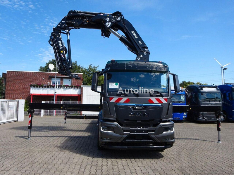 MAN 35.510 - Flatbed+crane - Sal/ Açık kasa kamyon, Vinçli kamyon: fotoğraf 2 MAN 35.510 - Flatbed+crane - Sal/ Açık kasa kamyon, Vinçli kamyon: fotoğraf 2
