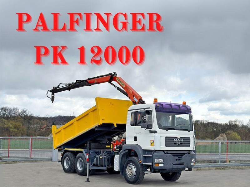 MAN TGA 33.350 * PK 12000 *6x4 * TOPZUSTAND - Damperli kamyon, Vinçli kamyon: fotoğraf 1 MAN TGA 33.350 * PK 12000 *6x4 * TOPZUSTAND - Damperli kamyon, Vinçli kamyon: fotoğraf 1