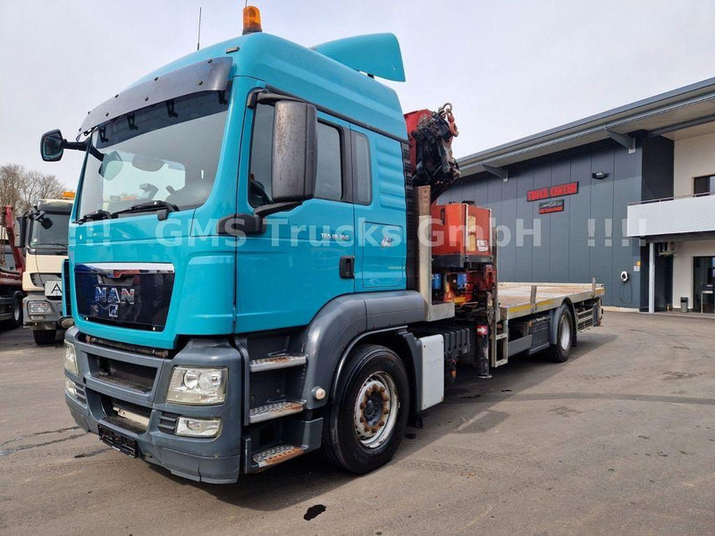 MAN TGS 18.360 Platform Crane HMF 2820 - Sal/ Açık kasa kamyon, Vinçli kamyon: fotoğraf 2 MAN TGS 18.360 Platform Crane HMF 2820 - Sal/ Açık kasa kamyon, Vinçli kamyon: fotoğraf 2