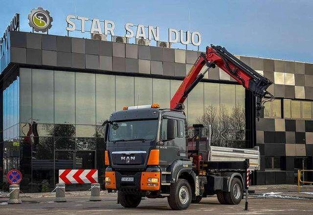 MAN TGS 18.480 PALFINGER PK 16502 HDS Crane,Kipper - Damperli kamyon, Vinçli kamyon: fotoğraf 5 MAN TGS 18.480 PALFINGER PK 16502 HDS Crane,Kipper - Damperli kamyon, Vinçli kamyon: fotoğraf 5