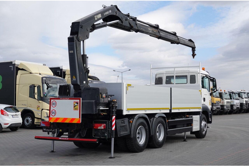 MAN TGS 26.320 / 6X4 / SKRZYNIOWY 6.5 M + HDS HIAB 188 BS-3 / MAX UD - Sal/ Açık kasa kamyon, Vinçli kamyon: fotoğraf 3 MAN TGS 26.320 / 6X4 / SKRZYNIOWY 6.5 M + HDS HIAB 188 BS-3 / MAX UD - Sal/ Açık kasa kamyon, Vinçli kamyon: fotoğraf 3