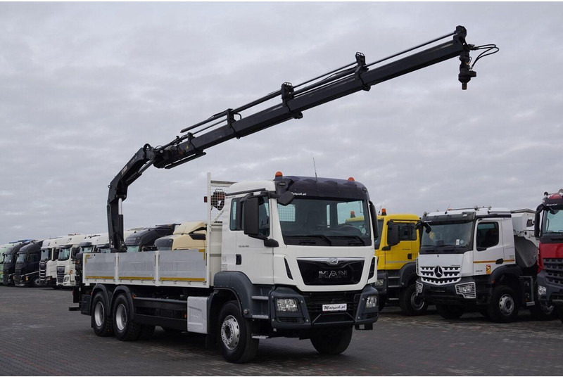 MAN TGS 26.400 / 6x4 / SKRZYNIOWY - 6,5M / HDS HIAB 188 4xwysów 13 M - Sal/ Açık kasa kamyon, Vinçli kamyon: fotoğraf 4 MAN TGS 26.400 / 6x4 / SKRZYNIOWY - 6,5M / HDS HIAB 188 4xwysów 13 M - Sal/ Açık kasa kamyon, Vinçli kamyon: fotoğraf 4