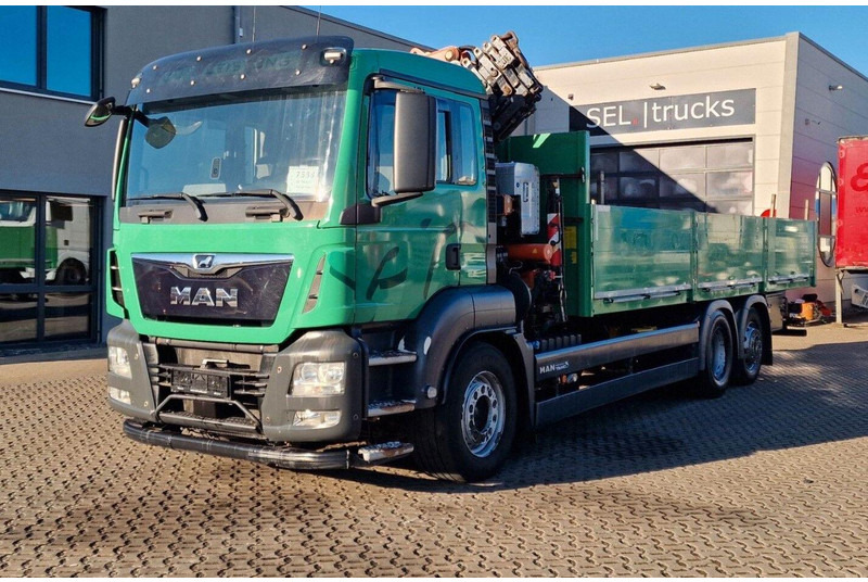MAN TGS 26.460 6X2 Flatbed + Crane Atlas 172.3E-A4 + RC - Sal/ Açık kasa kamyon, Vinçli kamyon: fotoğraf 3 MAN TGS 26.460 6X2 Flatbed + Crane Atlas 172.3E-A4 + RC - Sal/ Açık kasa kamyon, Vinçli kamyon: fotoğraf 3