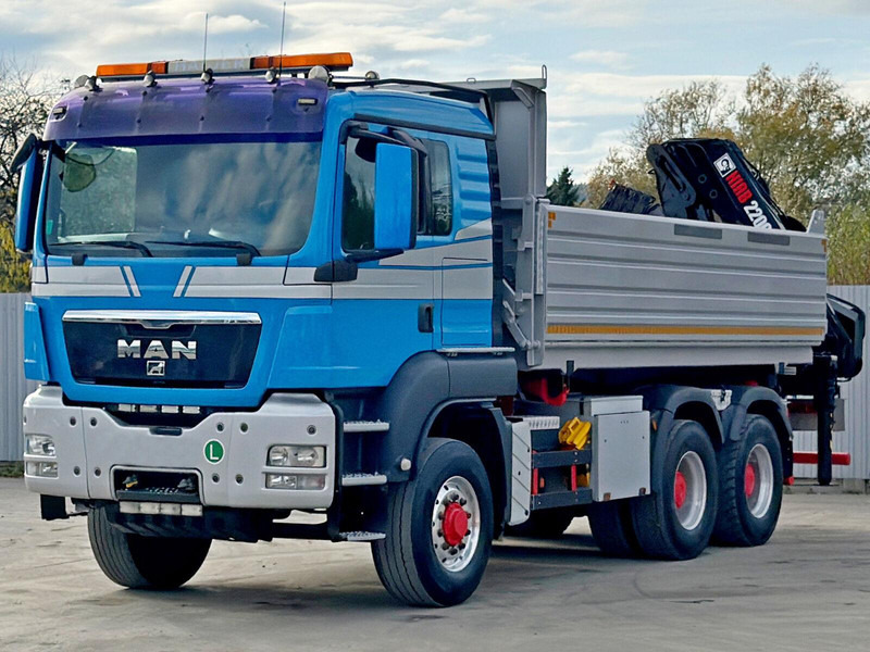 MAN TGS 26.480 * KIPPER * HIAB 220 - C5 + FUNK / 6x6 - Damperli kamyon, Vinçli kamyon: fotoğraf 4 MAN TGS 26.480 * KIPPER * HIAB 220 - C5 + FUNK / 6x6 - Damperli kamyon, Vinçli kamyon: fotoğraf 4