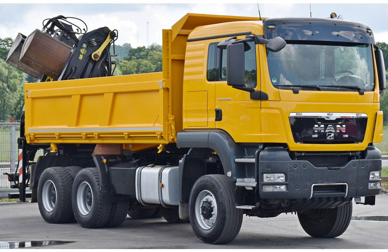 MAN TGS 33.480 - Damperli kamyon, Vinçli kamyon: fotoğraf 4 MAN TGS 33.480 - Damperli kamyon, Vinçli kamyon: fotoğraf 4