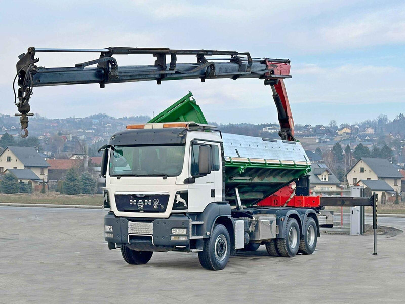 MAN TGS 33.480 - Damperli kamyon, Vinçli kamyon: fotoğraf 2 MAN TGS 33.480 - Damperli kamyon, Vinçli kamyon: fotoğraf 2