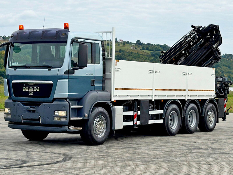 MAN TGS 35.400*HIAB 377 E-5 HIPRO+JIB 70X-3FUNK /8x4 - Sal/ Açık kasa kamyon, Vinçli kamyon: fotoğraf 3 MAN TGS 35.400*HIAB 377 E-5 HIPRO+JIB 70X-3FUNK /8x4 - Sal/ Açık kasa kamyon, Vinçli kamyon: fotoğraf 3