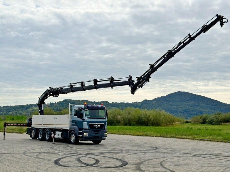 MAN TGS 35.400*HIAB 377 E-5 HIPRO+JIB 70X-3FUNK /8x4 - Sal/ Açık kasa kamyon, Vinçli kamyon: fotoğraf 2 MAN TGS 35.400*HIAB 377 E-5 HIPRO+JIB 70X-3FUNK /8x4 - Sal/ Açık kasa kamyon, Vinçli kamyon: fotoğraf 2