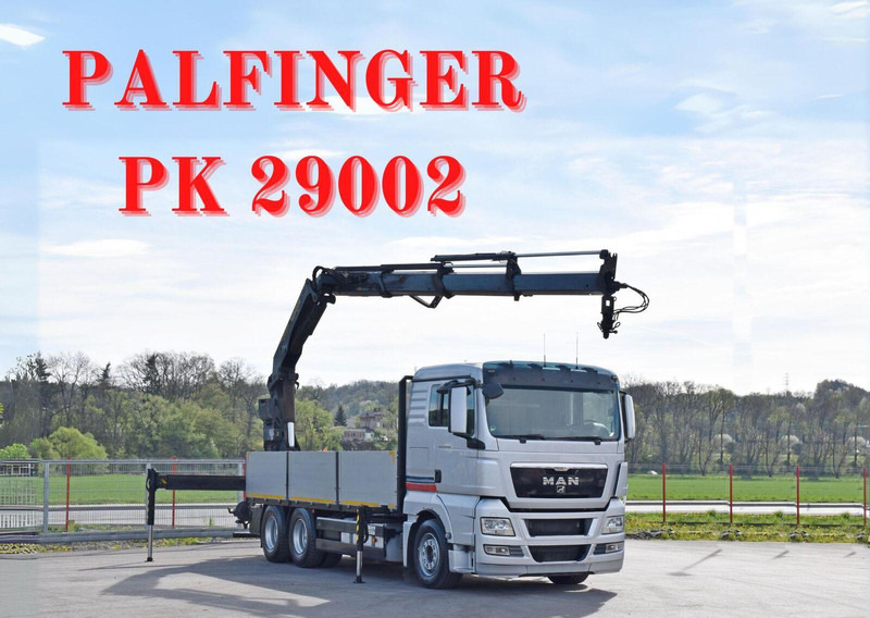 MAN TGX 26.440 Pritsche 6,40 m* PK 29002+FUNK *6x4 - Sal/ Açık kasa kamyon, Vinçli kamyon: fotoğraf 1 MAN TGX 26.440 Pritsche 6,40 m* PK 29002+FUNK *6x4 - Sal/ Açık kasa kamyon, Vinçli kamyon: fotoğraf 1