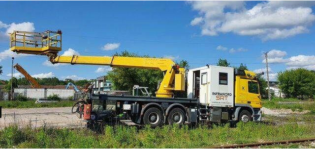 Mercedes-Benz 3344 SRT SCHÖRLING Road Rail Railway Zweiweg - Araç üzerine platform: fotoğraf 1 Mercedes-Benz 3344 SRT SCHÖRLING Road Rail Railway Zweiweg - Araç üzerine platform: fotoğraf 1
