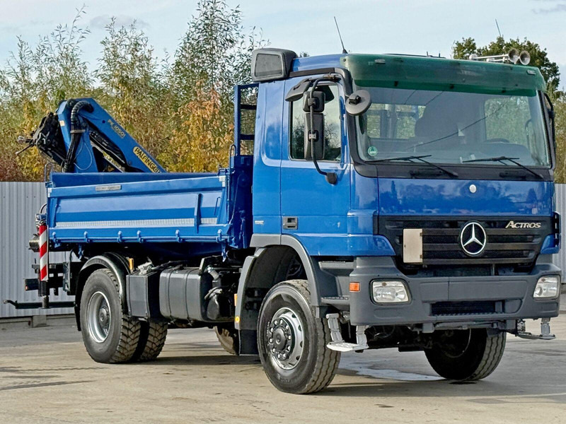 Mercedes-Benz ACTROS 1841 * PK 10501 + FUNK * TOP * 4x4 - Damperli kamyon, Vinçli kamyon: fotoğraf 3 Mercedes-Benz ACTROS 1841 * PK 10501 + FUNK * TOP * 4x4 - Damperli kamyon, Vinçli kamyon: fotoğraf 3