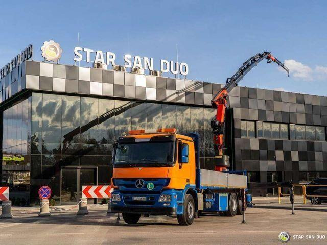 Mercedes-Benz ACTROS 2541 6x2 Palfinger PK 34002 Crane Winch - Sal/ Açık kasa kamyon, Vinçli kamyon: fotoğraf 1 Mercedes-Benz ACTROS 2541 6x2 Palfinger PK 34002 Crane Winch - Sal/ Açık kasa kamyon, Vinçli kamyon: fotoğraf 1