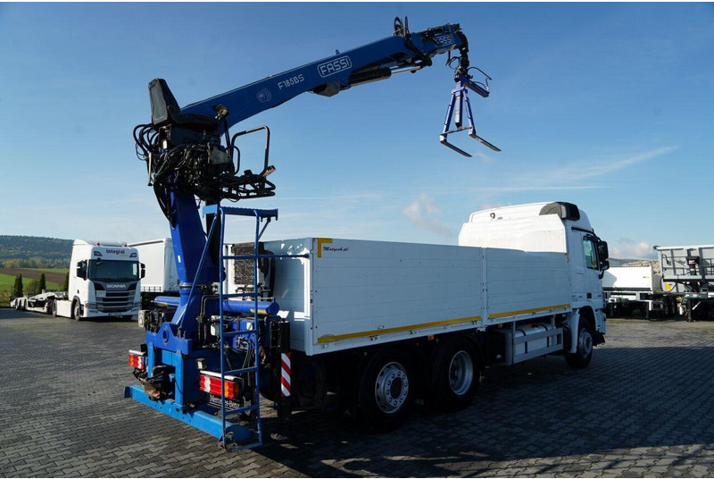 Mercedes-Benz ACTROS 2548 / 6x2 / BURTOWA - 6,5 M / OŚ PODNOSZONA / HDS FASSI - Sal/ Açık kasa kamyon, Vinçli kamyon: fotoğraf 4 Mercedes-Benz ACTROS 2548 / 6x2 / BURTOWA - 6,5 M / OŚ PODNOSZONA / HDS FASSI - Sal/ Açık kasa kamyon, Vinçli kamyon: fotoğraf 4