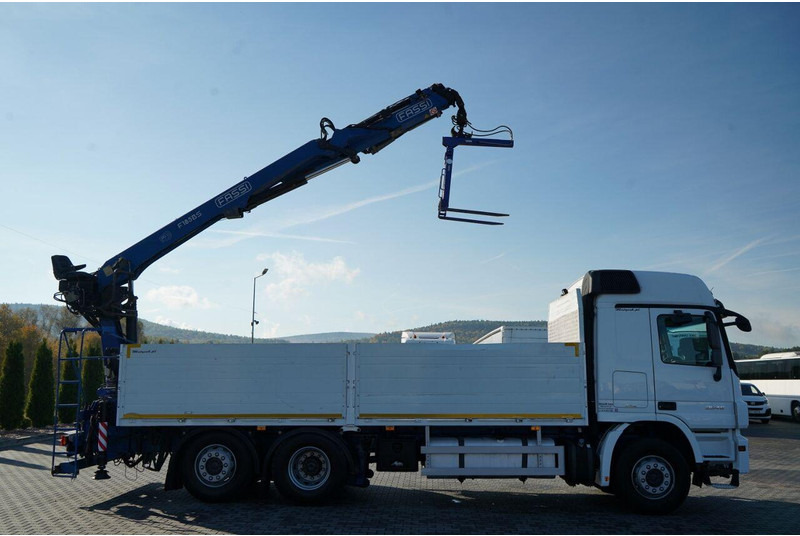 Mercedes-Benz ACTROS 2548 / 6x2 / BURTOWA - 6,5 M / OŚ PODNOSZONA / HDS FASSI - Sal/ Açık kasa kamyon, Vinçli kamyon: fotoğraf 5 Mercedes-Benz ACTROS 2548 / 6x2 / BURTOWA - 6,5 M / OŚ PODNOSZONA / HDS FASSI - Sal/ Açık kasa kamyon, Vinçli kamyon: fotoğraf 5