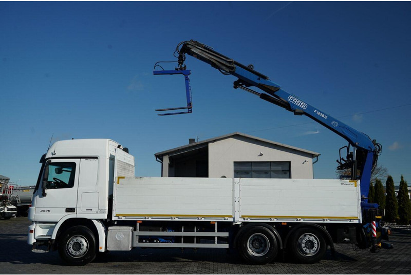 Mercedes-Benz ACTROS 2548 / 6x2 / BURTOWA - 6,5 M / OŚ PODNOSZONA / HDS FASSI - Sal/ Açık kasa kamyon, Vinçli kamyon: fotoğraf 2 Mercedes-Benz ACTROS 2548 / 6x2 / BURTOWA - 6,5 M / OŚ PODNOSZONA / HDS FASSI - Sal/ Açık kasa kamyon, Vinçli kamyon: fotoğraf 2