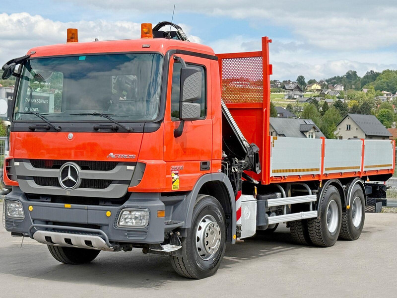 Mercedes-Benz ACTROS 2636 *HIAB 122 BS-2 HIDUO + FUNK/6x4 * TOP - Sal/ Açık kasa kamyon, Vinçli kamyon: fotoğraf 3 Mercedes-Benz ACTROS 2636 *HIAB 122 BS-2 HIDUO + FUNK/6x4 * TOP - Sal/ Açık kasa kamyon, Vinçli kamyon: fotoğraf 3