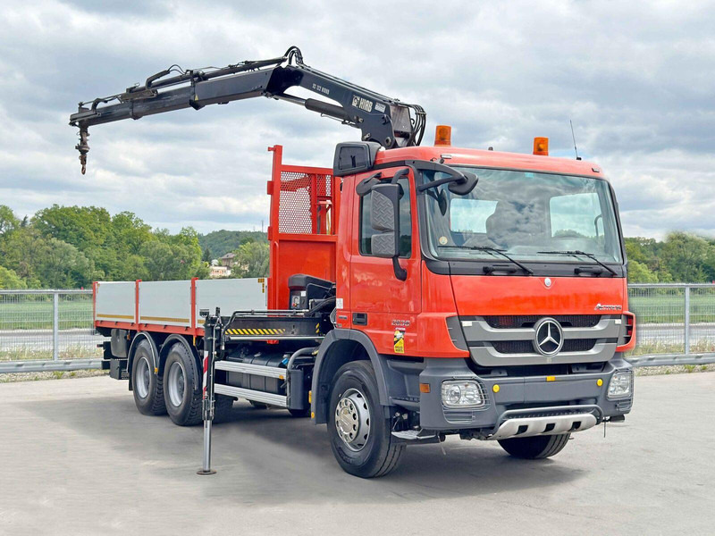 Mercedes-Benz ACTROS 2636 *HIAB 122 BS-2 HIDUO + FUNK/6x4 * TOP - Sal/ Açık kasa kamyon, Vinçli kamyon: fotoğraf 2 Mercedes-Benz ACTROS 2636 *HIAB 122 BS-2 HIDUO + FUNK/6x4 * TOP - Sal/ Açık kasa kamyon, Vinçli kamyon: fotoğraf 2