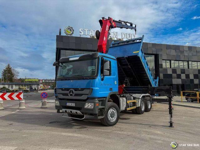Mercedes-Benz ACTROS 3341 6x6 HMF 4220 K4 CRANE KIPPER - Damperli kamyon, Vinçli kamyon: fotoğraf 5 Mercedes-Benz ACTROS 3341 6x6 HMF 4220 K4 CRANE KIPPER - Damperli kamyon, Vinçli kamyon: fotoğraf 5