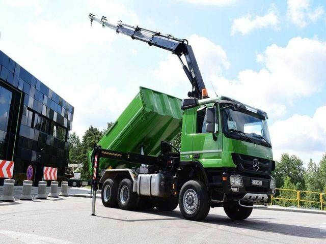 Mercedes-Benz ACTROS 3346 6x6 HIAB 244EP-4 Crane Kipper - Damperli kamyon, Vinçli kamyon: fotoğraf 2 Mercedes-Benz ACTROS 3346 6x6 HIAB 244EP-4 Crane Kipper - Damperli kamyon, Vinçli kamyon: fotoğraf 2