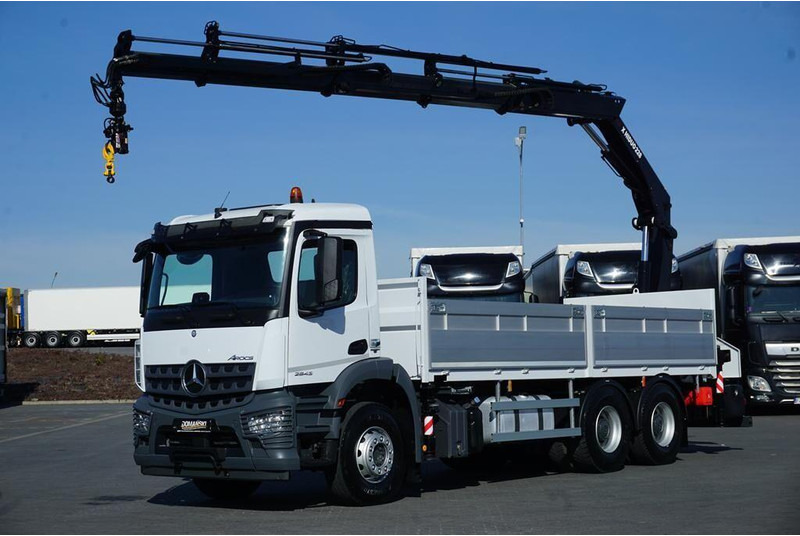 Mercedes-Benz AROCS / 2643 / 6 X 4 / SKRZYNIOWY + HDS / HIAB 228 E – 4 / WYS. - Sal/ Açık kasa kamyon, Vinçli kamyon: fotoğraf 1 Mercedes-Benz AROCS / 2643 / 6 X 4 / SKRZYNIOWY + HDS / HIAB 228 E – 4 / WYS. - Sal/ Açık kasa kamyon, Vinçli kamyon: fotoğraf 1