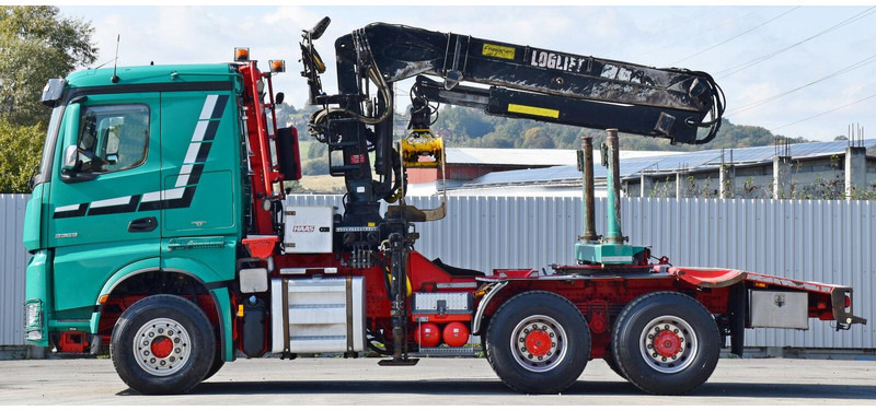 Mercedes-Benz AROCS 3363 *HOLZTRANSPORTER * LOGLIFT 251S /6x4 - Tomruk kamyonu, Vinçli kamyon: fotoğraf 5 Mercedes-Benz AROCS 3363 *HOLZTRANSPORTER * LOGLIFT 251S /6x4 - Tomruk kamyonu, Vinçli kamyon: fotoğraf 5