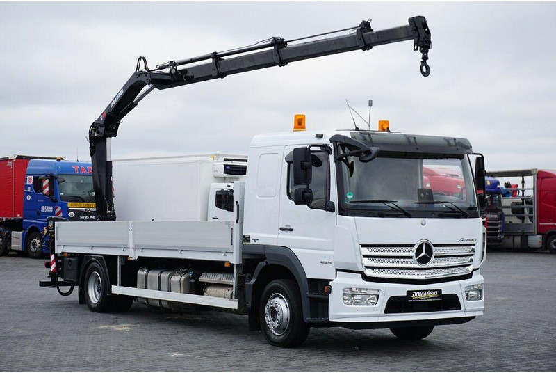 Mercedes-Benz ATEGO / 1224 / ACC / SKRZYNIOWY + HDS / HIAB 099 B - 3 DUO - Sal/ Açık kasa kamyon, Vinçli kamyon: fotoğraf 1 Mercedes-Benz ATEGO / 1224 / ACC / SKRZYNIOWY + HDS / HIAB 099 B - 3 DUO - Sal/ Açık kasa kamyon, Vinçli kamyon: fotoğraf 1