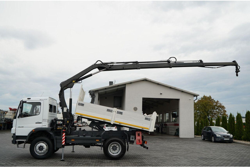 Mercedes-Benz ATEGO 1629 / 4x4 / WYWROTKA + HDS HIAB 111 B-3 / PILOT / ROTAT - Damperli kamyon, Vinçli kamyon: fotoğraf 3 Mercedes-Benz ATEGO 1629 / 4x4 / WYWROTKA + HDS HIAB 111 B-3 / PILOT / ROTAT - Damperli kamyon, Vinçli kamyon: fotoğraf 3