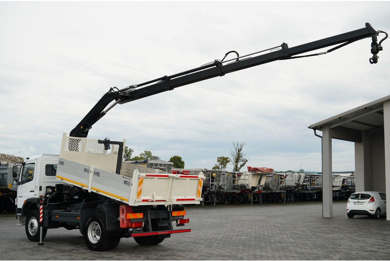 Mercedes-Benz ATEGO 1629 / 4x4 / WYWROTKA + HDS HIAB 111 B-3 / PILOT / ROTAT - Damperli kamyon, Vinçli kamyon: fotoğraf 4 Mercedes-Benz ATEGO 1629 / 4x4 / WYWROTKA + HDS HIAB 111 B-3 / PILOT / ROTAT - Damperli kamyon, Vinçli kamyon: fotoğraf 4