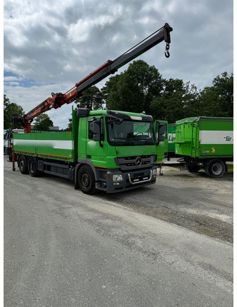 Mercedes-Benz Actros 2541 mit Atlas -Kran - Sal/ Açık kasa kamyon, Vinçli kamyon: fotoğraf 3 Mercedes-Benz Actros 2541 mit Atlas -Kran - Sal/ Açık kasa kamyon, Vinçli kamyon: fotoğraf 3