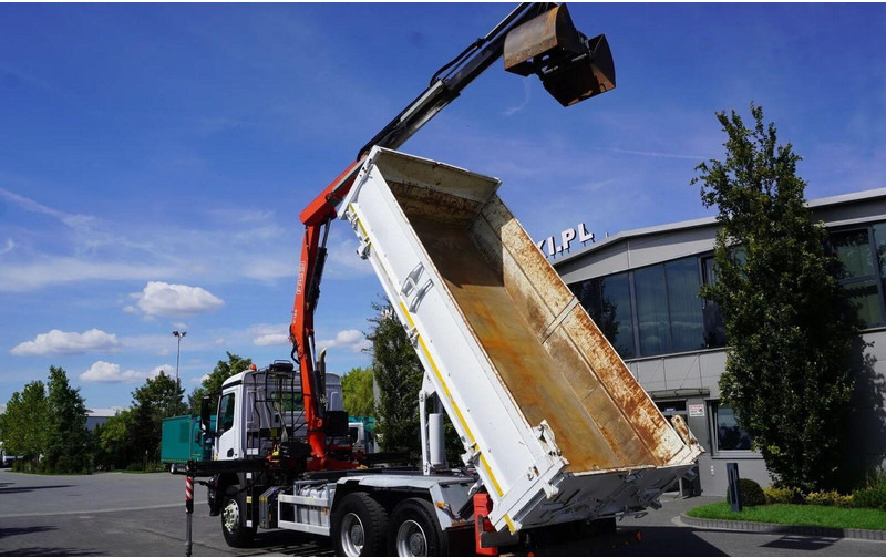 Mercedes-Benz Arocs 2636 - 3 way tipper + crane 6x4 finansal kiralama Mercedes-Benz Arocs 2636 - 3 way tipper + crane 6x4: fotoğraf 12