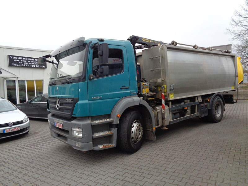 Mercedes-Benz Axor 1824 Tipper Crane Palfinger PK 4501 - Damperli kamyon, Vinçli kamyon: fotoğraf 1 Mercedes-Benz Axor 1824 Tipper Crane Palfinger PK 4501 - Damperli kamyon, Vinçli kamyon: fotoğraf 1