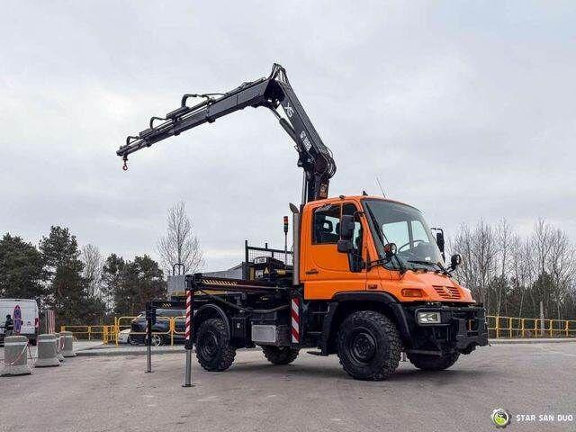 Mercedes-Benz UNIMOG U300 4x4 HIAB 122 D-3 CRANE - Damperli kamyon, Vinçli kamyon: fotoğraf 3 Mercedes-Benz UNIMOG U300 4x4 HIAB 122 D-3 CRANE - Damperli kamyon, Vinçli kamyon: fotoğraf 3