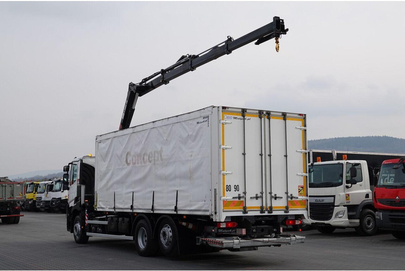 Renault C 380 / 6x2 / SKRZYNIOWY / HDS HIAB 138 B-3 WYSÓW 10,5 M / ROTAT - Tenteli kamyon: fotoğraf 3 Renault C 380 / 6x2 / SKRZYNIOWY / HDS HIAB 138 B-3 WYSÓW 10,5 M / ROTAT - Tenteli kamyon: fotoğraf 3