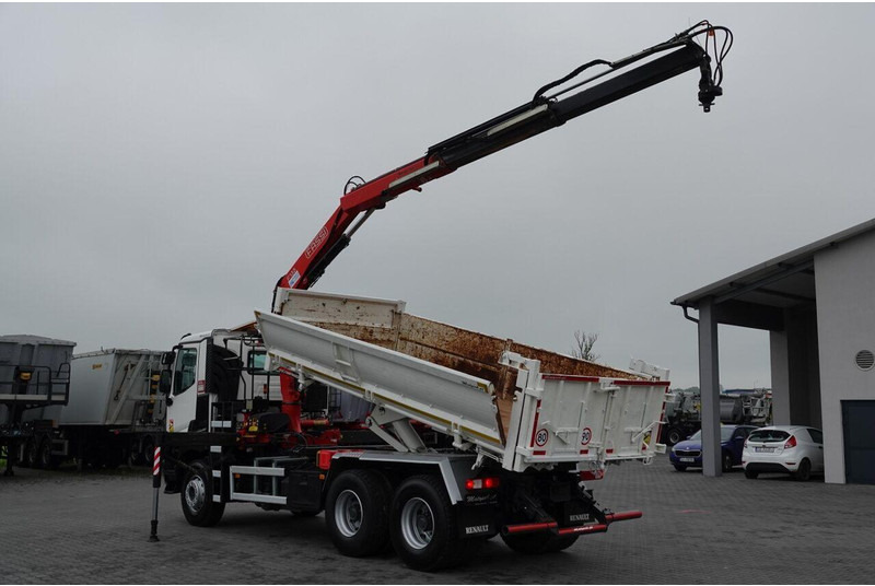 Renault C 380 / 6x4 / WYWROTKA 3 STRONNA  + HDS FASSI F135 / HYDROBURTA - Damperli kamyon, Vinçli kamyon: fotoğraf 3 Renault C 380 / 6x4 / WYWROTKA 3 STRONNA  + HDS FASSI F135 / HYDROBURTA - Damperli kamyon, Vinçli kamyon: fotoğraf 3