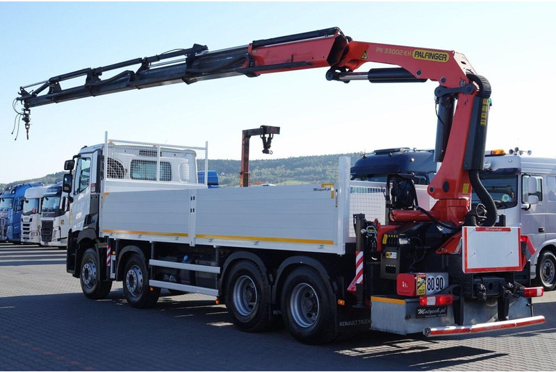 Renault C 430 / 8x4 / SKRZYNIOWY 7 M + HDS PALFINGER 33002 -wysów: 14,5 - Sal/ Açık kasa kamyon, Vinçli kamyon: fotoğraf 3 Renault C 430 / 8x4 / SKRZYNIOWY 7 M + HDS PALFINGER 33002 -wysów: 14,5 - Sal/ Açık kasa kamyon, Vinçli kamyon: fotoğraf 3