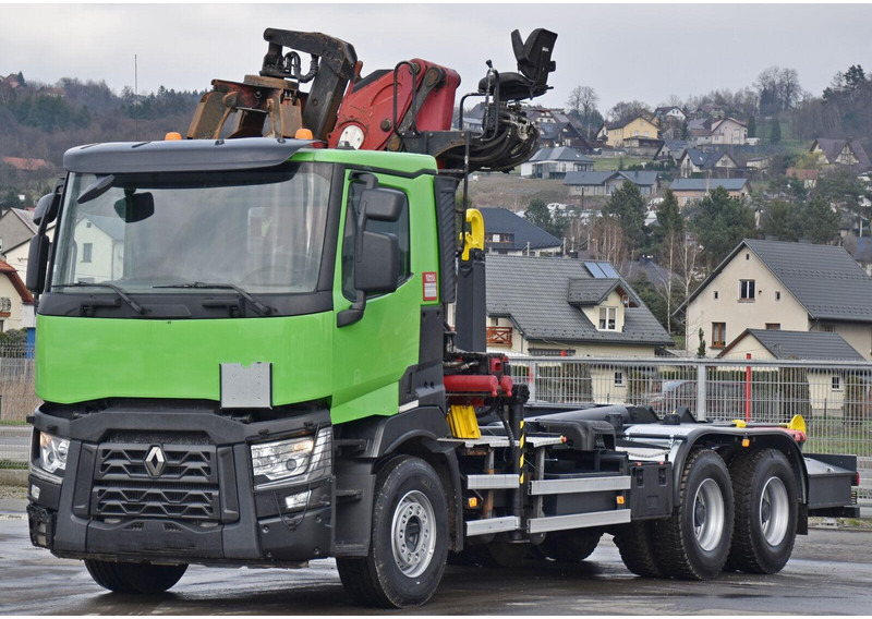 Renault C430* ABROLLKIPPER *LIV 170Z 78 * 6x4 - Kancalı yükleyici kamyon, Vinçli kamyon: fotoğraf 4 Renault C430* ABROLLKIPPER *LIV 170Z 78 * 6x4 - Kancalı yükleyici kamyon, Vinçli kamyon: fotoğraf 4