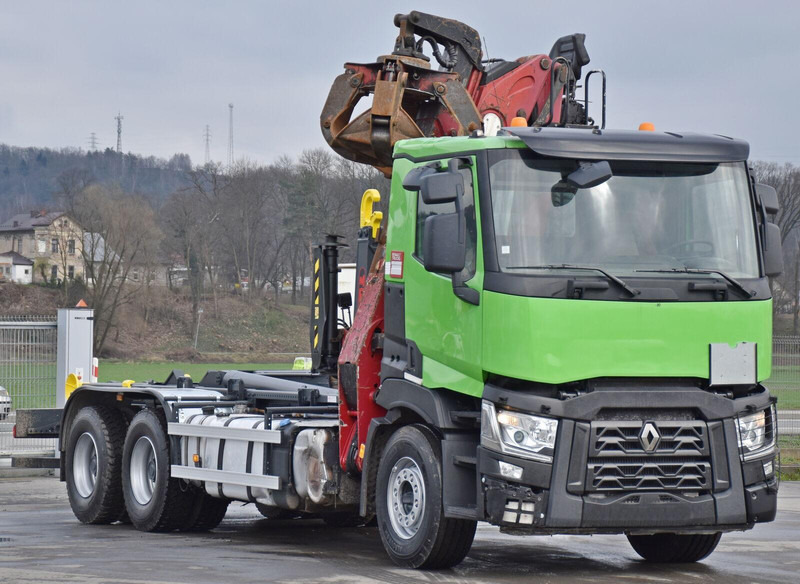 Renault C430* ABROLLKIPPER *LIV 170Z 78 * 6x4 - Kancalı yükleyici kamyon, Vinçli kamyon: fotoğraf 3 Renault C430* ABROLLKIPPER *LIV 170Z 78 * 6x4 - Kancalı yükleyici kamyon, Vinçli kamyon: fotoğraf 3