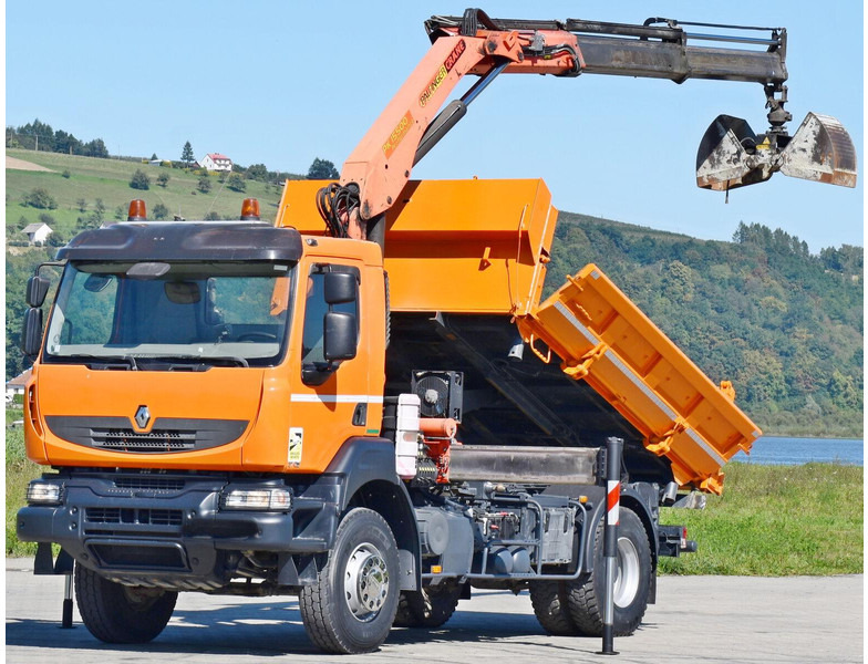Renault KERAX 370 - Damperli kamyon, Vinçli kamyon: fotoğraf 3 Renault KERAX 370 - Damperli kamyon, Vinçli kamyon: fotoğraf 3