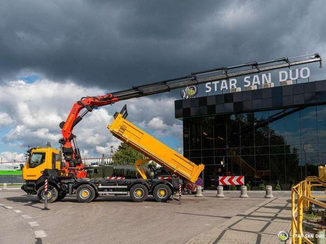 Renault KERAX 450 8x4 PALFINGER PK 60002 Crane Tipper - Damperli kamyon, Vinçli kamyon: fotoğraf 3 Renault KERAX 450 8x4 PALFINGER PK 60002 Crane Tipper - Damperli kamyon, Vinçli kamyon: fotoğraf 3