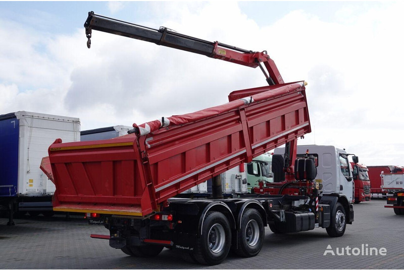 Renault LANDER 3 way tipper + crane FASSI 130 6x4 - Damperli kamyon, Vinçli kamyon: fotoğraf 5 Renault LANDER 3 way tipper + crane FASSI 130 6x4 - Damperli kamyon, Vinçli kamyon: fotoğraf 5