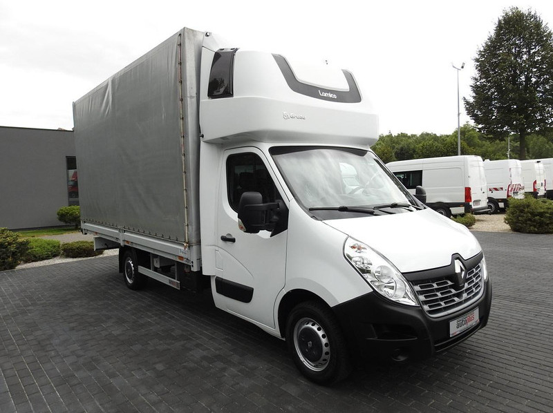 Renault MASTER PLANDEKA 10 PALET WEBASTO TEMPOMAT KLIMATYZACJA 170KM [ - Tenteli kamyonet: fotoğraf 4 Renault MASTER PLANDEKA 10 PALET WEBASTO TEMPOMAT KLIMATYZACJA 170KM [ - Tenteli kamyonet: fotoğraf 4