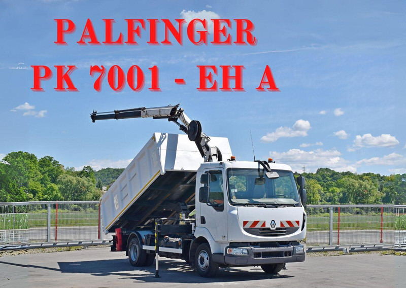 Renault MIDLUM 220 DXI - Damperli kamyon, Vinçli kamyon: fotoğraf 1 Renault MIDLUM 220 DXI - Damperli kamyon, Vinçli kamyon: fotoğraf 1