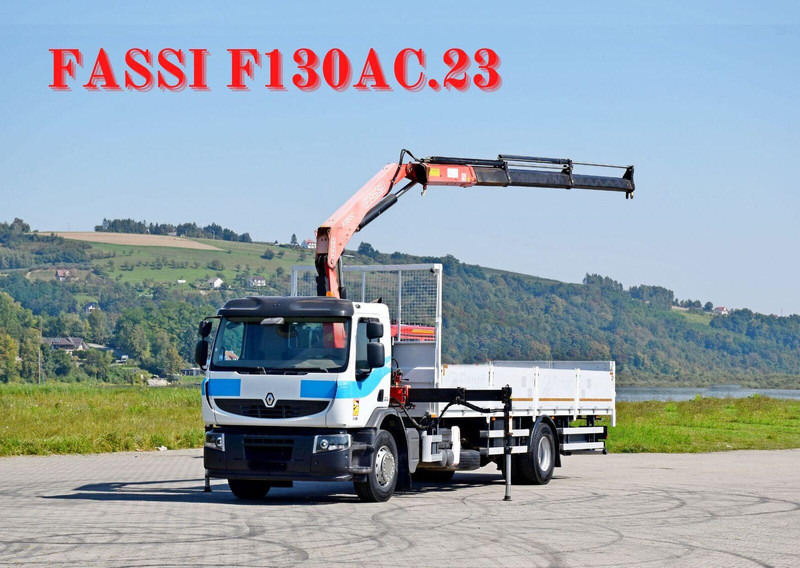 Renault Premium 310 DXI* FASSI F130AC.23+FUNK* TOP - Sal/ Açık kasa kamyon, Vinçli kamyon: fotoğraf 1 Renault Premium 310 DXI* FASSI F130AC.23+FUNK* TOP - Sal/ Açık kasa kamyon, Vinçli kamyon: fotoğraf 1