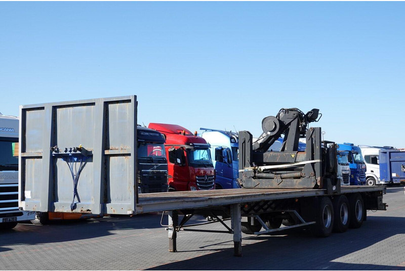 Samro NACZEPA PLATFORMA / + HDS HIAB R 150 F3 - WYSÓW : 8 METRÓW - Açık/ Sal dorse: fotoğraf 2 Samro NACZEPA PLATFORMA / + HDS HIAB R 150 F3 - WYSÓW : 8 METRÓW - Açık/ Sal dorse: fotoğraf 2