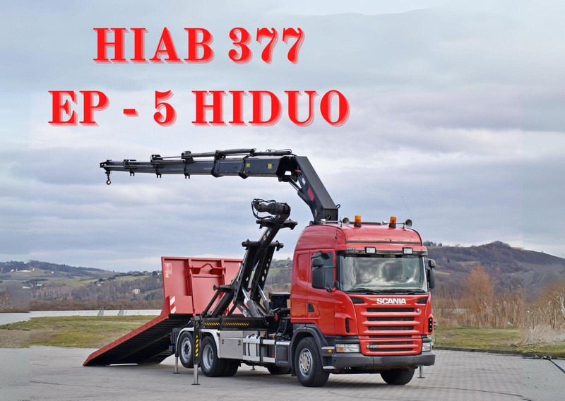 Scania G 400 - Kablo sistemli kamyon, Vinçli kamyon: fotoğraf 1 Scania G 400 - Kablo sistemli kamyon, Vinçli kamyon: fotoğraf 1