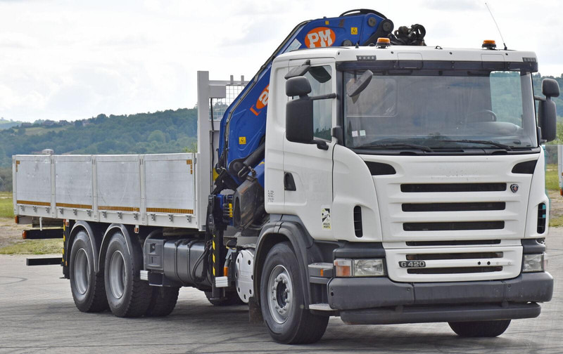 Scania G 420 - Sal/ Açık kasa kamyon, Vinçli kamyon: fotoğraf 4 Scania G 420 - Sal/ Açık kasa kamyon, Vinçli kamyon: fotoğraf 4
